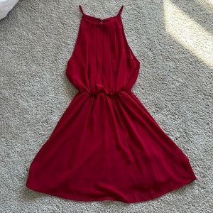 Red dress